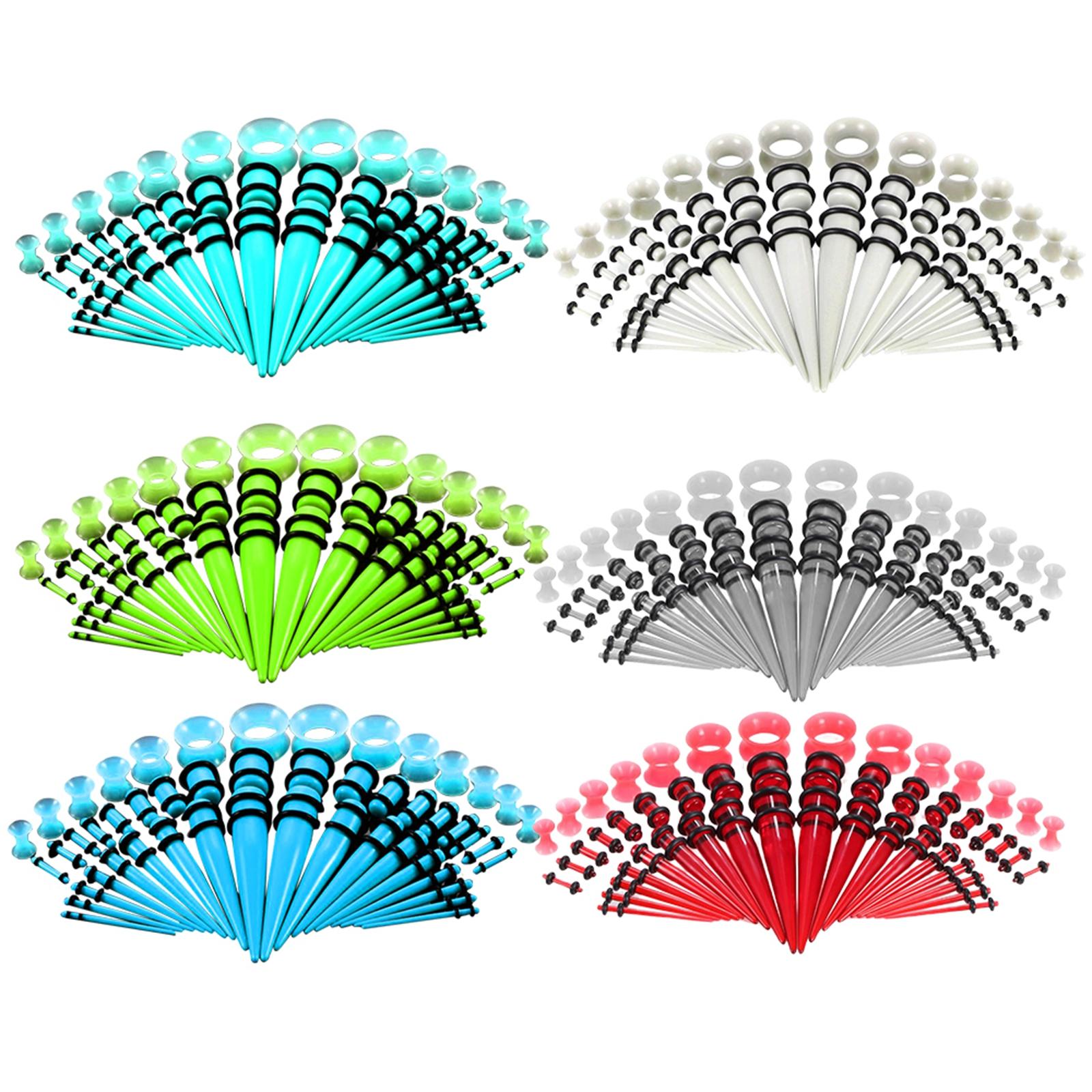 50 Pieces Multi Size Gauges Ki - Body Jewelry Gauge Sizes review and price