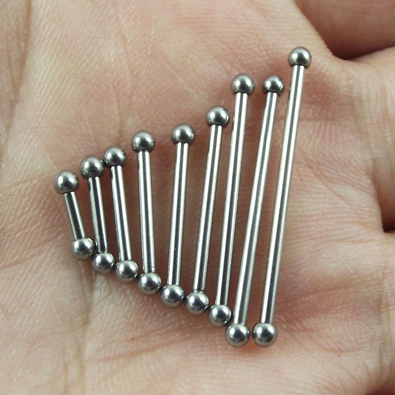SaYao 2pcs 2mm mini ball Stain - Industrial Barbell Long review and price