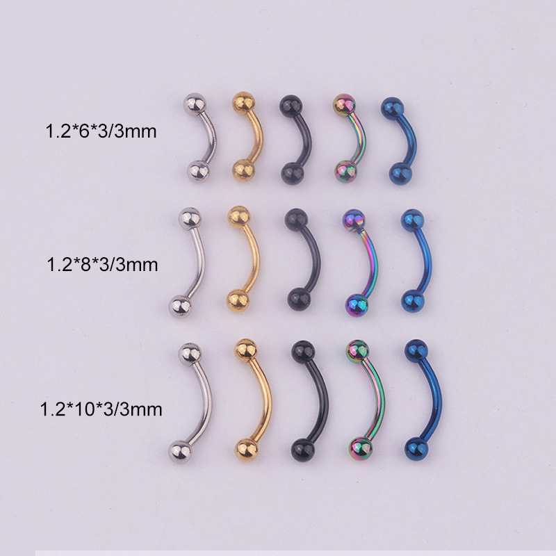 5pcs/lot 16G 316L Stainless St - Rook Curved Barbell review and price