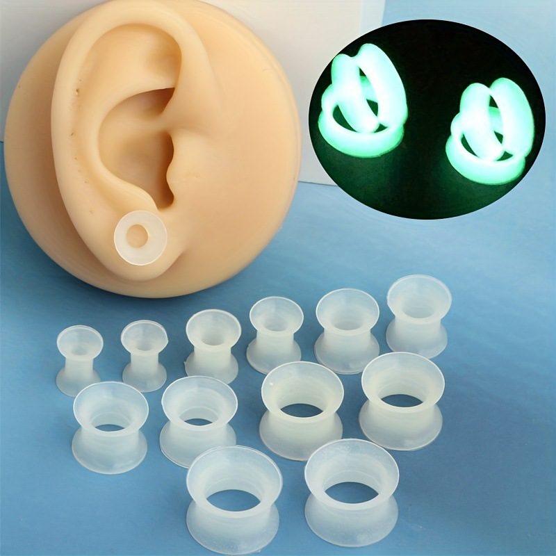 2pcs Size 3-30mm Glow-in-the-D - Body Jewelry Gauge Sizes review and price