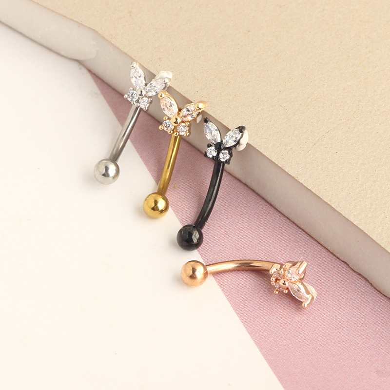 Gold Rook Piercing Jewelry 14K - Rook Curved Barbell review and price