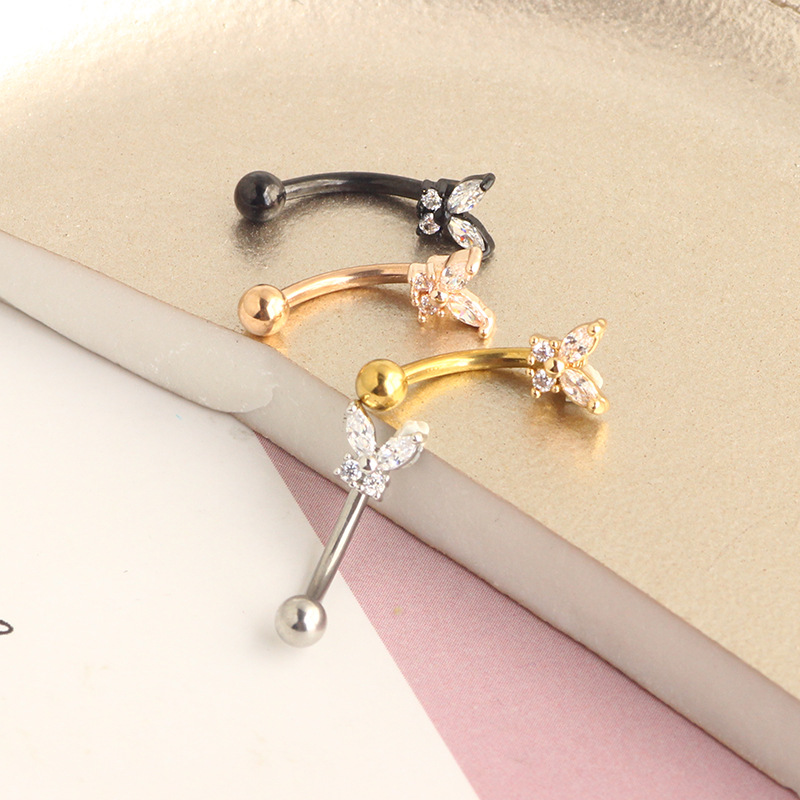 Gold Rook Piercing Jewelry 14K - Rook Curved Barbell review and price