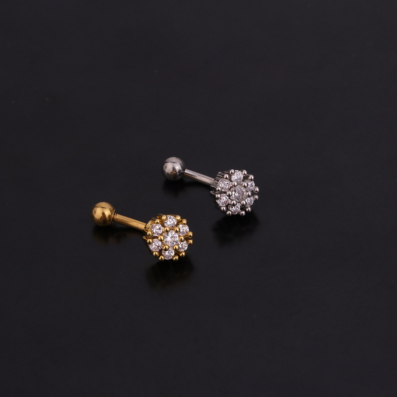 1Pc 1.2x8mm Eyebrow  Daith Snu - Rook Curved Barbell review and price