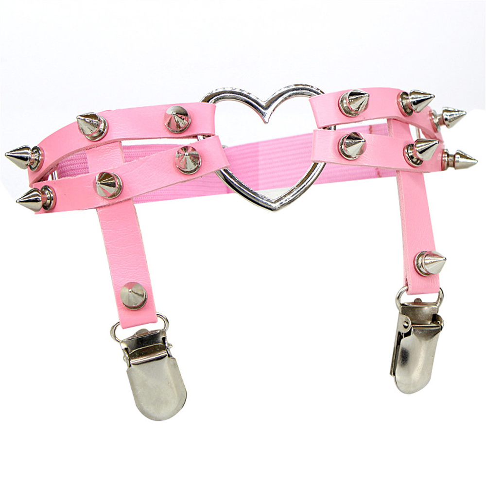 1Pcs Women Punk Goth Heart PU  - Qualiti Body Jewelry review and price