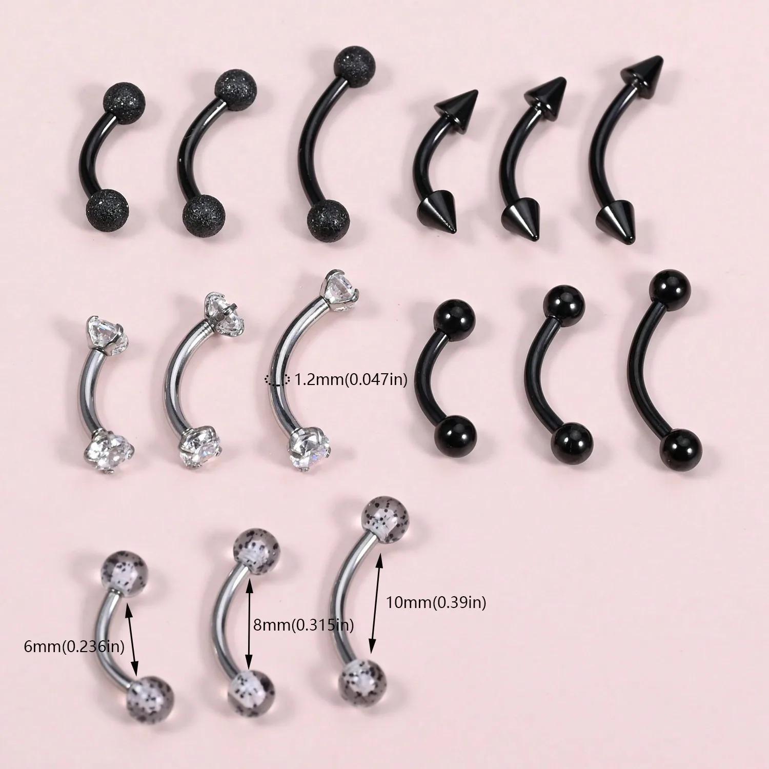 15Pcs 16g Rook Piercing Jewelr - Rook Curved Barbell review and price