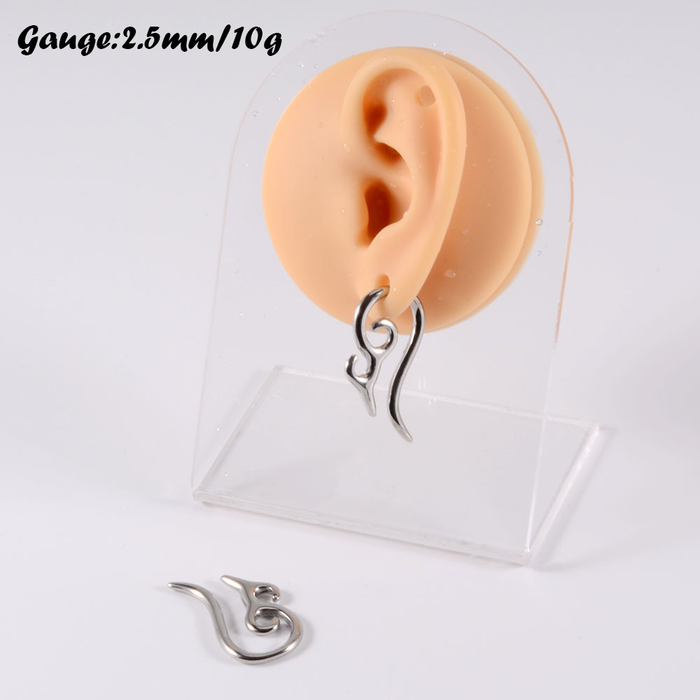 PAIR Surgical Steel Heavy Ear  - Body Jewelry Gauge Sizes review and price