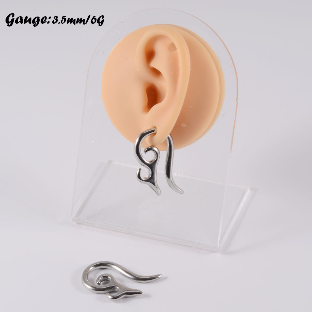 PAIR Surgical Steel Heavy Ear  - Body Jewelry Gauge Sizes review and price