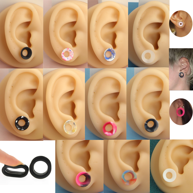 Ultra Thin Silicone Ear Skin F - Body Jewelry Gauge Sizes review and price