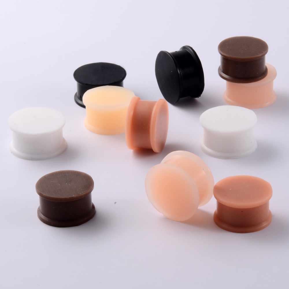 1 Pair Silicone Flexible Thick - Body Jewelry Gauge Sizes review and price