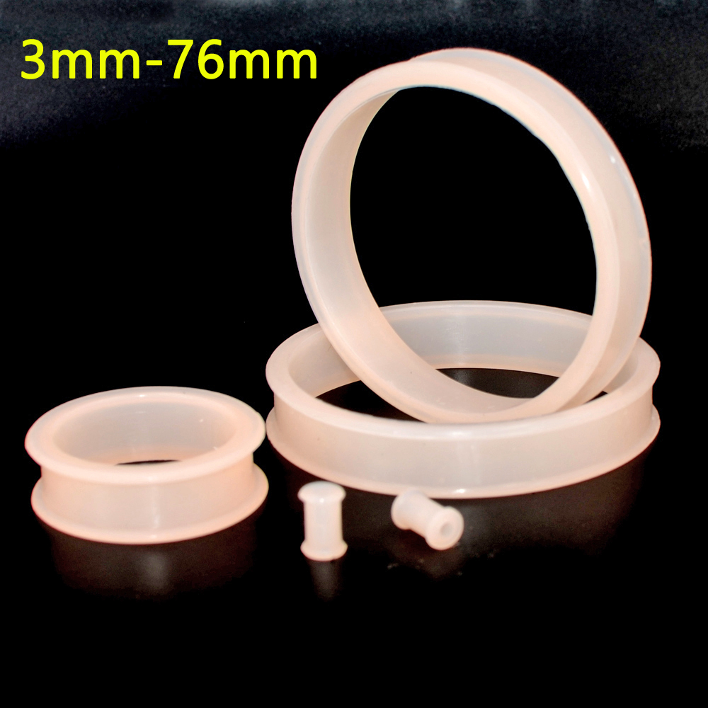Pair Large Size Skin Color Fle - Body Jewelry Gauge Sizes review and price