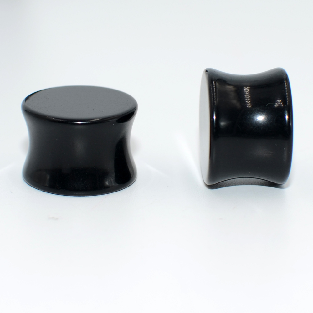 2Pair Acrylic Ear plugs White& - Body Jewelry Gauge Sizes review and price
