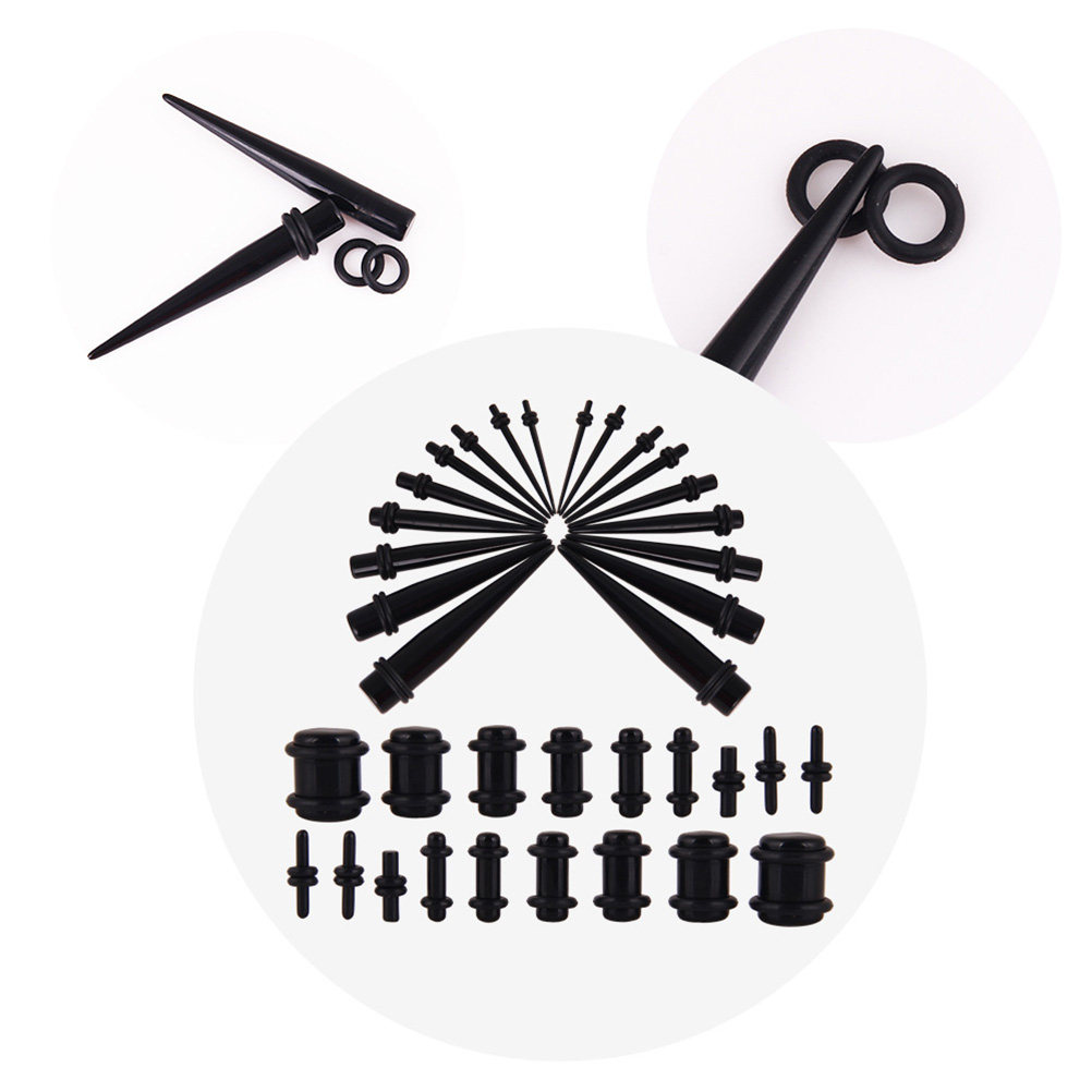 36Pcs Ear Expander Set Cone Au - Body Jewelry Gauge Sizes review and price