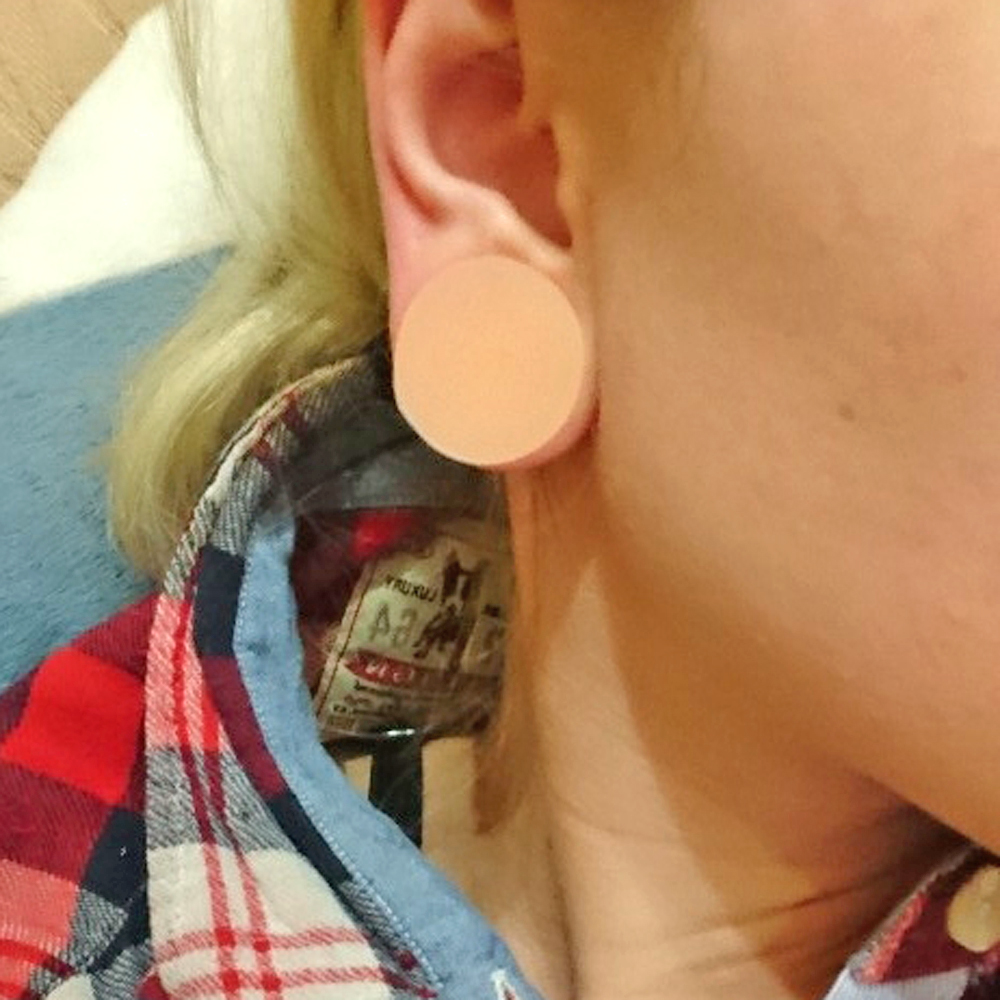 1 Pair Silicone Flexible Thick - Body Jewelry Gauge Sizes review and price