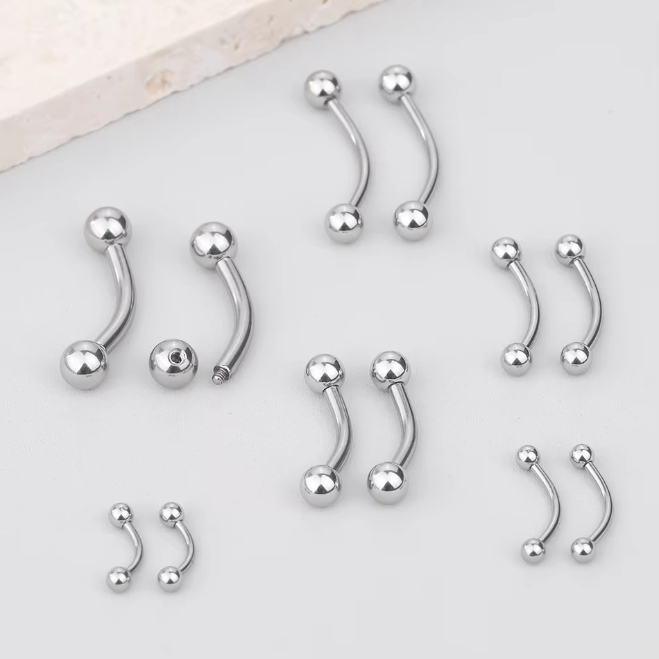 1Pc Titanium Piercing Curved B - Rook Curved Barbell review and price