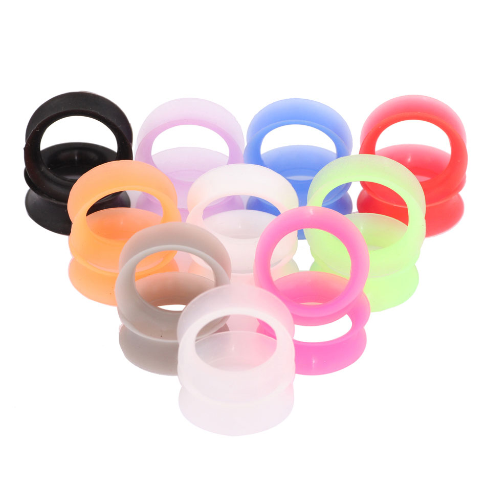 1Pair Silicone Plugs and Tunne - Body Jewelry Gauge Sizes review and price