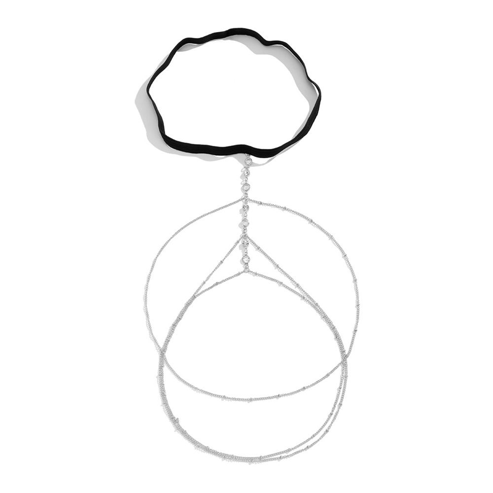 Boho Elastic Band Crystal Leg  - Qualiti Body Jewelry review and price