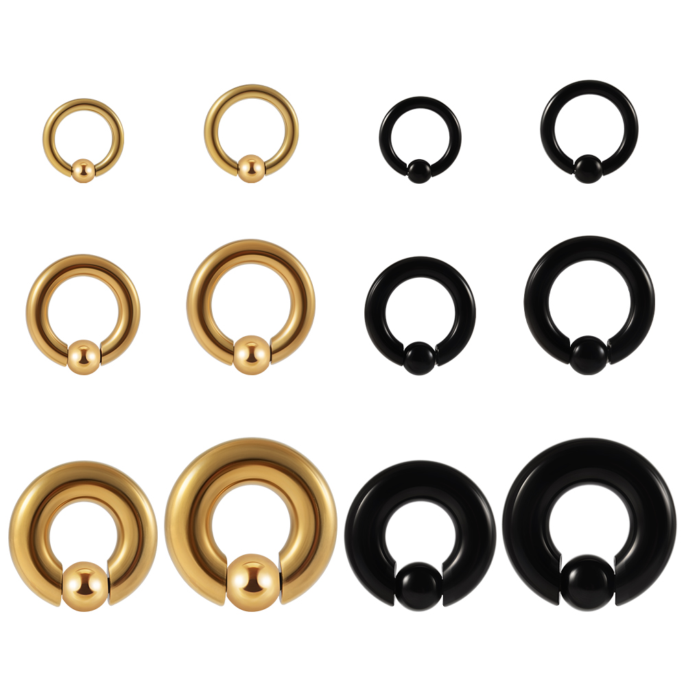 1PC Stainless Steel Large Size - Body Jewelry Gauge Sizes review and price