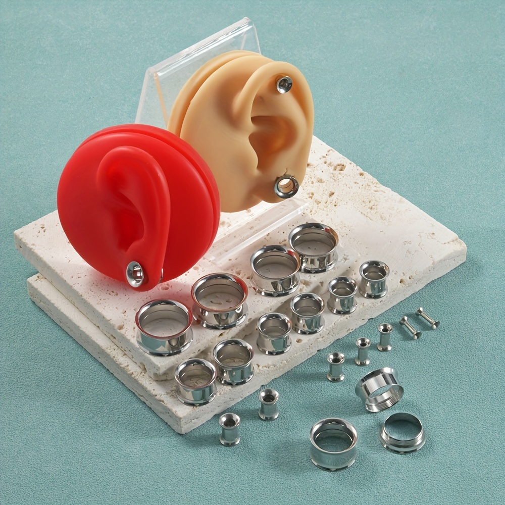 1 Pair/12 Pairs Set Stainless  - Body Jewelry Gauge Sizes review and price