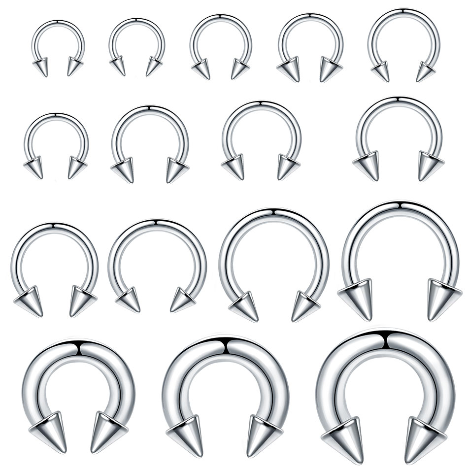 1PC Stainless Steel Big Size H - Body Jewelry Gauge Sizes review and price