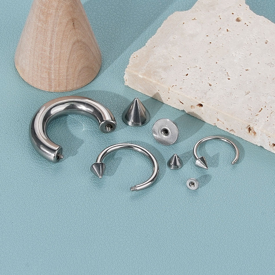 1PC Stainless Steel Big Size H - Body Jewelry Gauge Sizes review and price