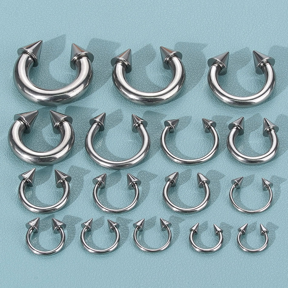 1PC Stainless Steel Big Size H - Body Jewelry Gauge Sizes review and price