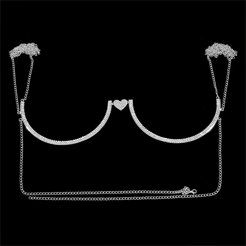 Stonefans Heart Rhinestone Che - Qualiti Body Jewelry review and price