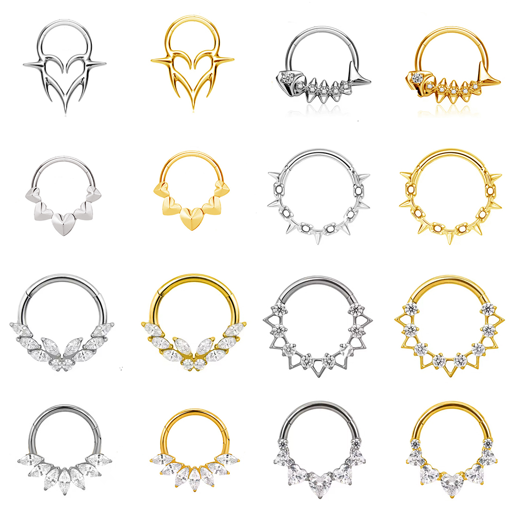 1PCS G23 Titanium Conch Hoop R - Rook Curved Barbell review and price