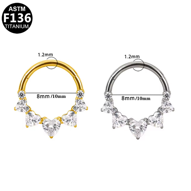 1PCS G23 Titanium Conch Hoop R - Rook Curved Barbell review and price