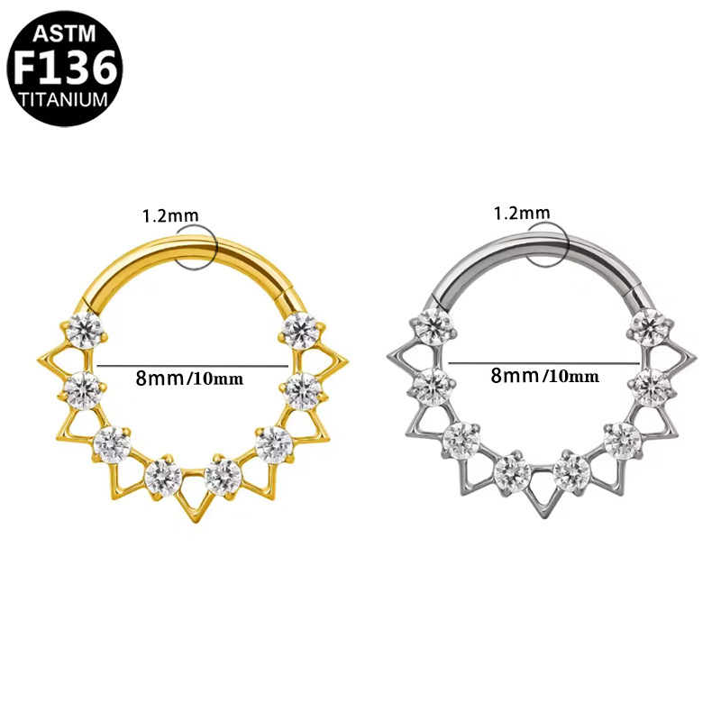 1PCS G23 Titanium Conch Hoop R - Rook Curved Barbell review and price